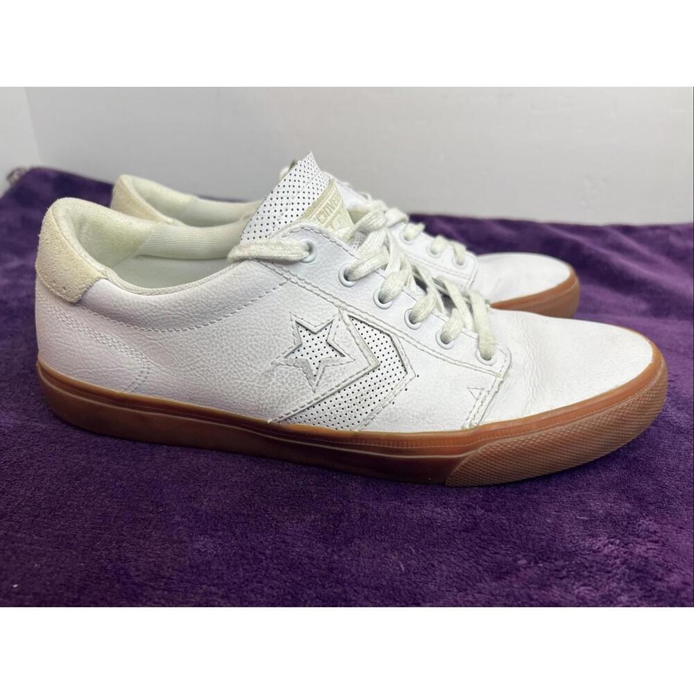 RARE Converse KA3 OX White Gum w/ Lunarlon Skateboard Sneakers Sz 10 147556C EUC